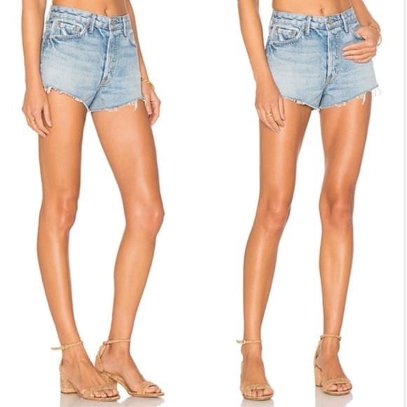 GRLFRND Girlfriend Cindy High-Rise Denim Shorts Size 25 - Picture 14 of 15